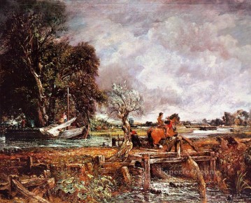  STABLE Art - The leaping horse Romantic John Constable